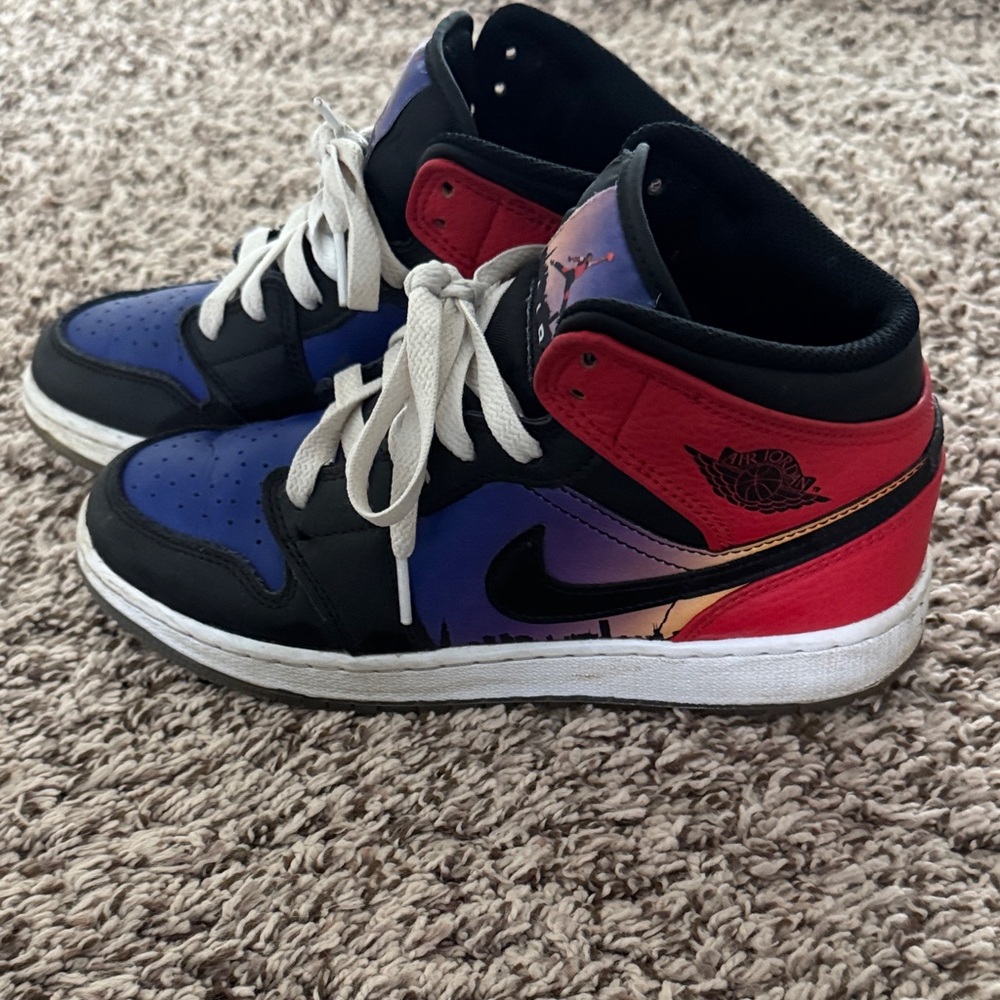 Jordan Kids Sneakers - Black, Blue, Red